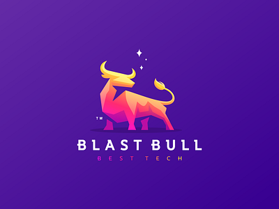 blast bull app branding design flat graphic design icon illustration logo ui ux