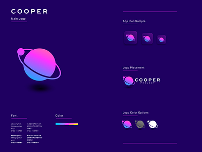 Cooper app branding design flat graphic design icon illustration logo ui ux