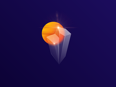 sunset app branding flat glass glass effect glassmorphism icon logo sun sunset sunset logo ui ux