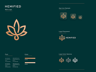 Hemified animation app cannabis cannabis logo graphic design hemp hemp logo hemp oil logo marijuana marijuana logo minimal ui ux