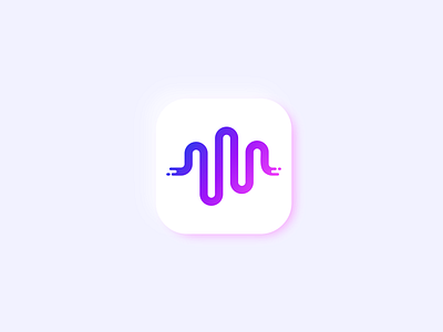 High List app branding design flat icon illustration logo music sound ui ux vector wave