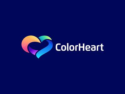 ColorHeart branding design flat heart design heart icon heartcolor icon illustration logo vector