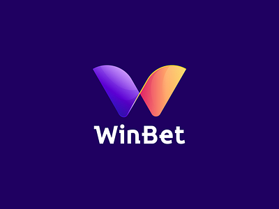 WinBet app branding butterfly design icon illustration logo ux vector
