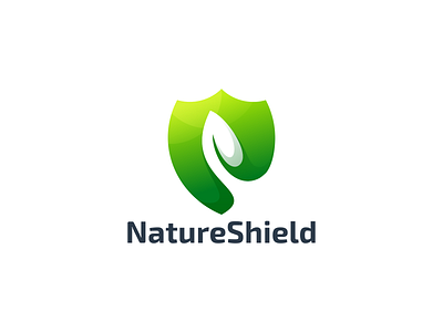 NatureShield animation branding design graphic design icon leaf shield logo logo motion graphics nature shielf logo ui ux
