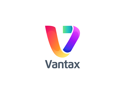 Vantax branding design icon illustration typography ui ux v color logo v design logo v logo vector