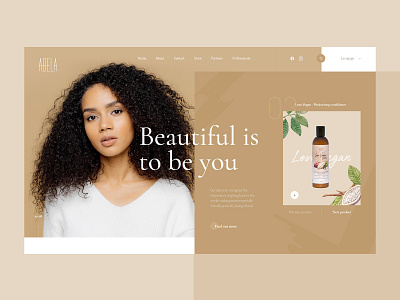 Abela Cosmetics Webdesign