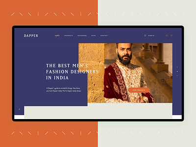 Dapper - Luxury Menswear Ecommerce Web Design design luxury menswear ui ux web webdesign