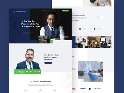 Gaurav Bhagat Academy coach design landin page sales ui ux web