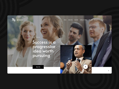 Life and Personal Coach Amit Website Mockup