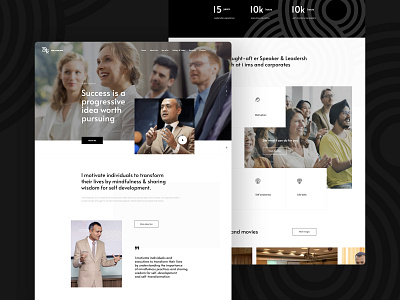 Life and Personal Coach Amit Website Mockup