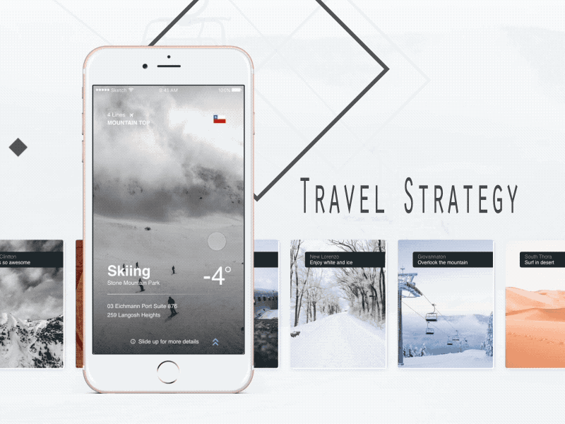 travel app motion design 2018 ae app design motion principle travel