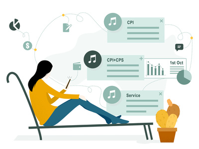 One of illustrations for web