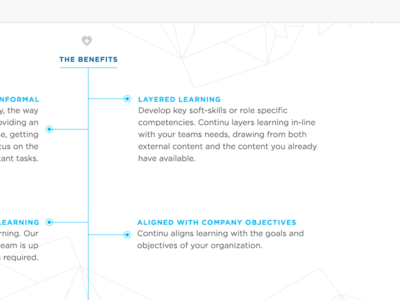 Continu: Benefits