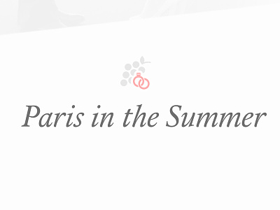Paris In The Summer site wedding