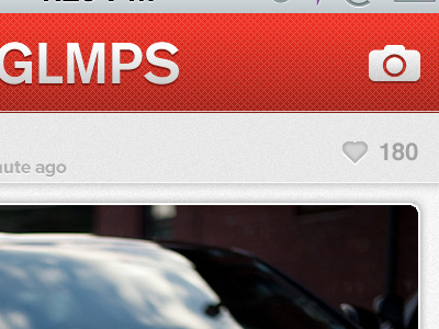 GLMPS UI Redesign design glmps ios photo redesign ui