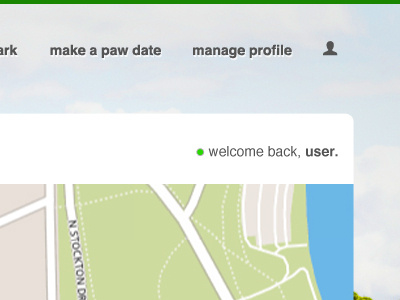 Find A Park - Map account foursquare map nav user