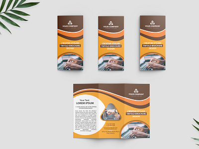 Corporate Trifold Brochure art branding business card business flyer creative design flyer graphic design illustration poster triangle trifold brochure trifold brochure design trifold design trifold template vector