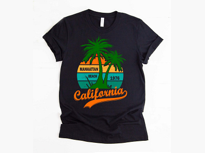 California T-shirt design