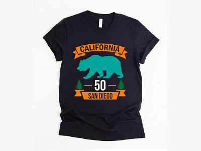 California T-shirt design