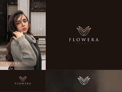 Flowera line art logo design inspirations