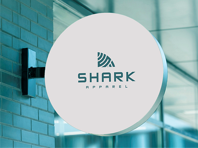 SHARK APPAREL branding design graphic design icon illustration shark apparel shark line art shark loo typography ui vector