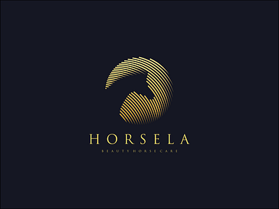 Horsela branding design flat graphic design horse apparel horse design horse line art horse luxury illustration typography