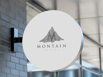 M + MONTAIN branding design graphic design icon illustration logo m logo mintain logo typography vector
