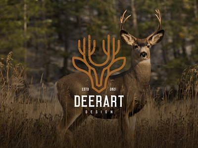 Deer line art design branding deer design deer line art deer logo design flat graphic design icon illustration logo typography ui vector