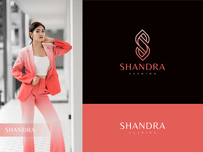 SHANDRA FASHION branding design flat graphic design icon illustration logo typography ui vector