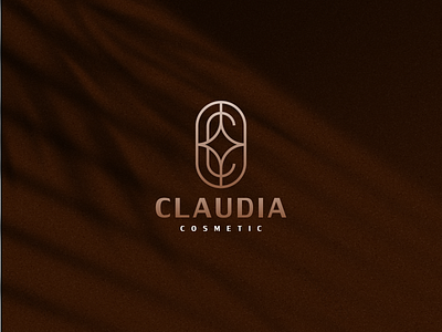 CLAUDIA COSMETIC branding c letter c logo c luxury design flat graphic design icon illustration logo typography ui vector