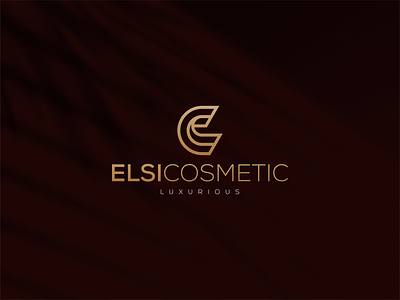 ELSI COSMETIC beauty logo branding ce logo cosmetic logo design ec logo flat graphic design icon illustration logo typography ui vector
