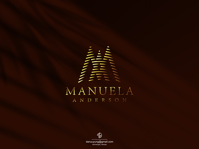 MANUELA ANDERSON am logo branding design flat graphic design icon illustration logo luxury logo ma logo typography ui vector