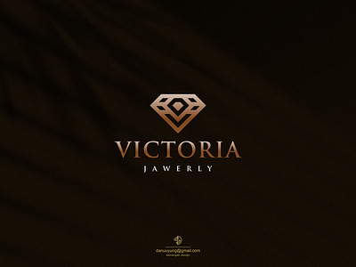 VICTORIA JAWERLY branding design flat graphic design icon illustration logo typography ui v diamond logo v jawerly lofo v logo vector