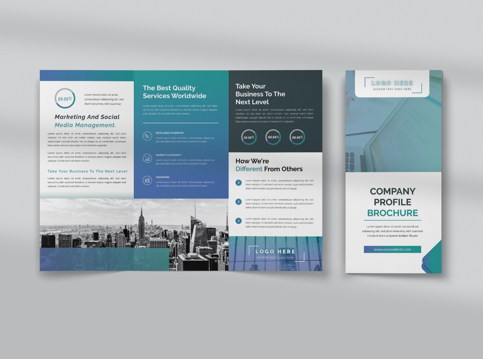 Tri-Fold Brochure Design by Shanta Baroi on Dribbble