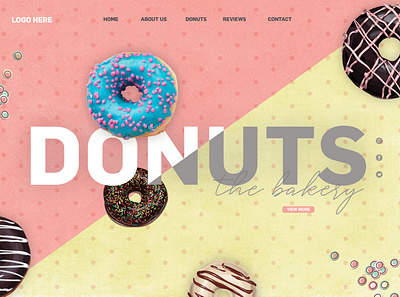 Web Donuts adobe branding design graphic design illustration ui web website