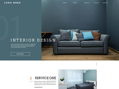 Website Interior Deco Design