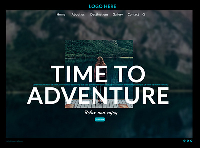 Website Travel adobe design experience graphic design site travel ui ux viaje web website