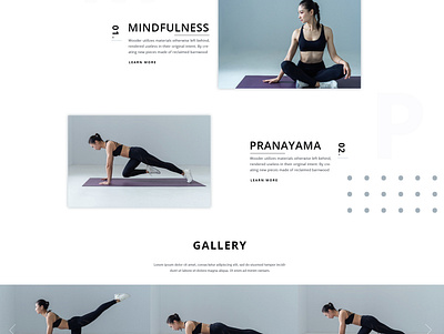 Website yoga 2 adobe design graphic design web website