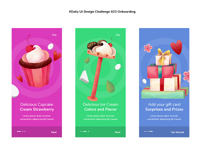 #DailyUI Design Challenge 023 Onboarding adobe challenge colors design graphic design onboarding ui uiux web website