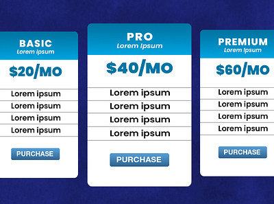 #DailyUI 030 adobe design graphic design pricing table web