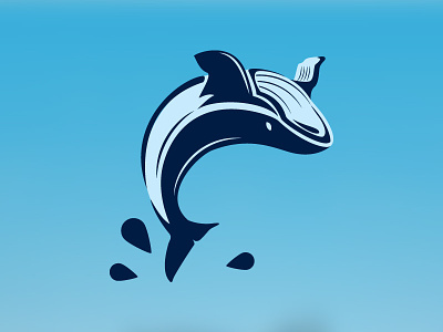 Whale logo ocean sea whale whatch