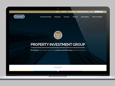 Cromwell Concept 2 corporate investment property responsive ui ux website