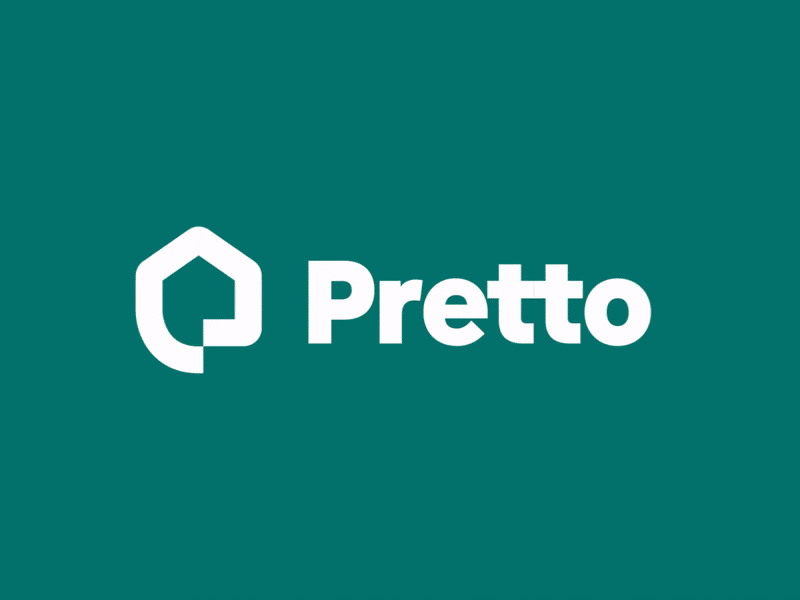 Pretto's new brand animation branding green illustration logo modern mortgage motion rebranding ui web