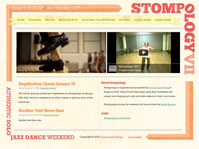 Website (Complete) stompology website