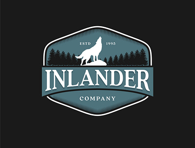 INLANDER LOGO DESIGN animation art branding design graphic design illustration illustrator logo ui vector