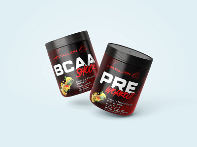 Supplement label design adobe illustrator banner design design graphic design gym flyer gym product logo design premium preworkout protein powder supplement supplementlabeldesign