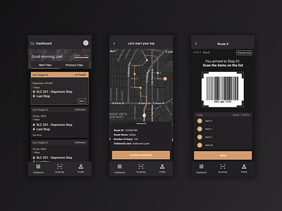 Driver's Mobile App - Logistics Industry