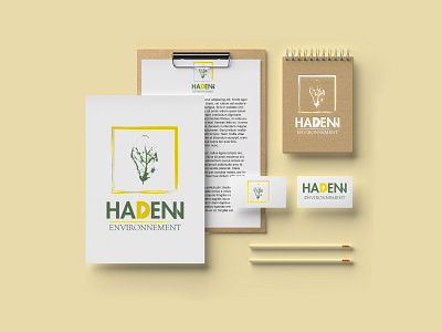 Hadenn environnement brand design brand branding design graphic design illustrator logo photoshop vector