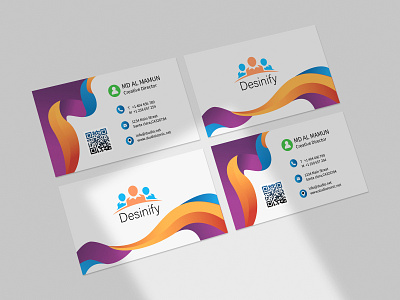 Business Card Design businesscard design logo minimal vector