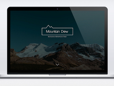 Mountain Dew - Logo and Website Concept logo madebyderprinz website